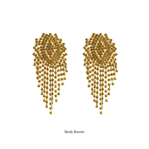 April Earrings Golden