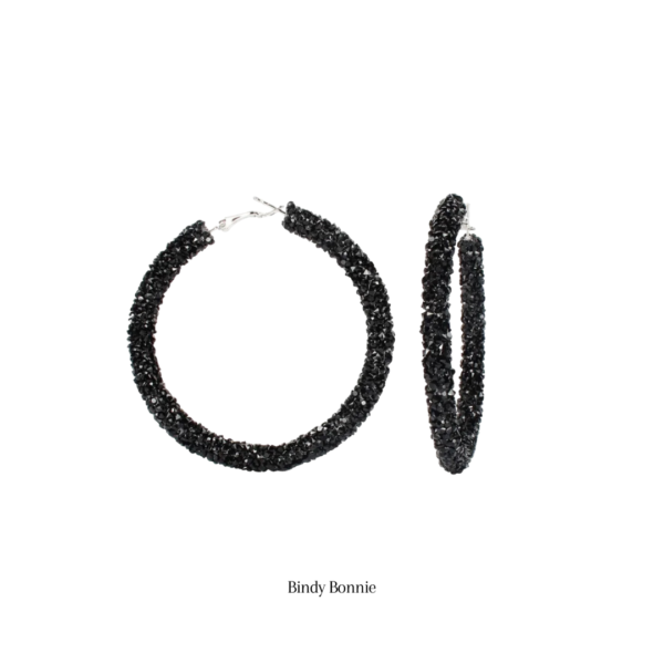 Edna Black Earrings