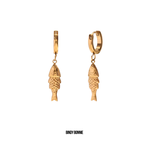 Fish Gold Earrings